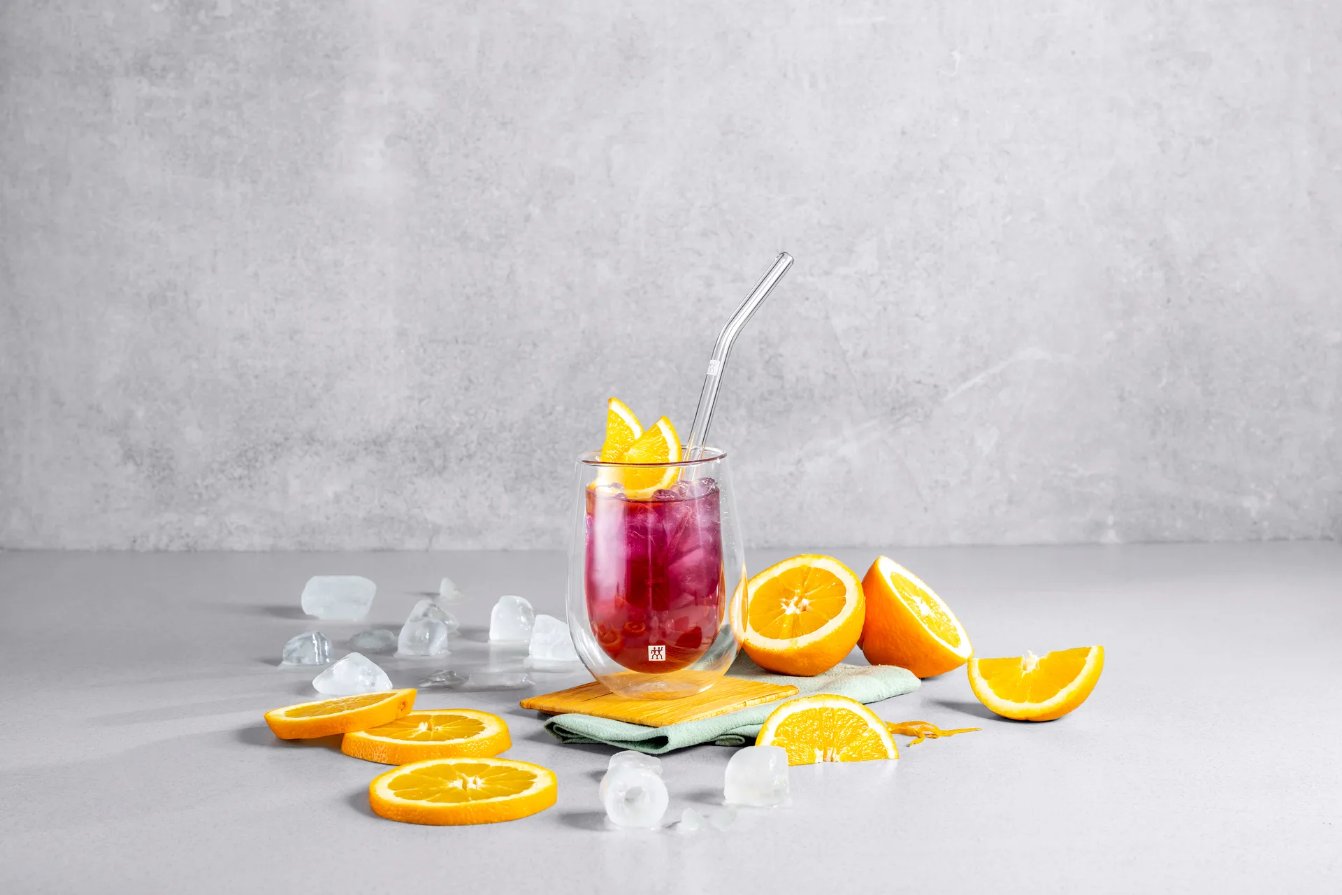 Zwilling Sorrento straws with bend 四件套装, Clear Zwilling