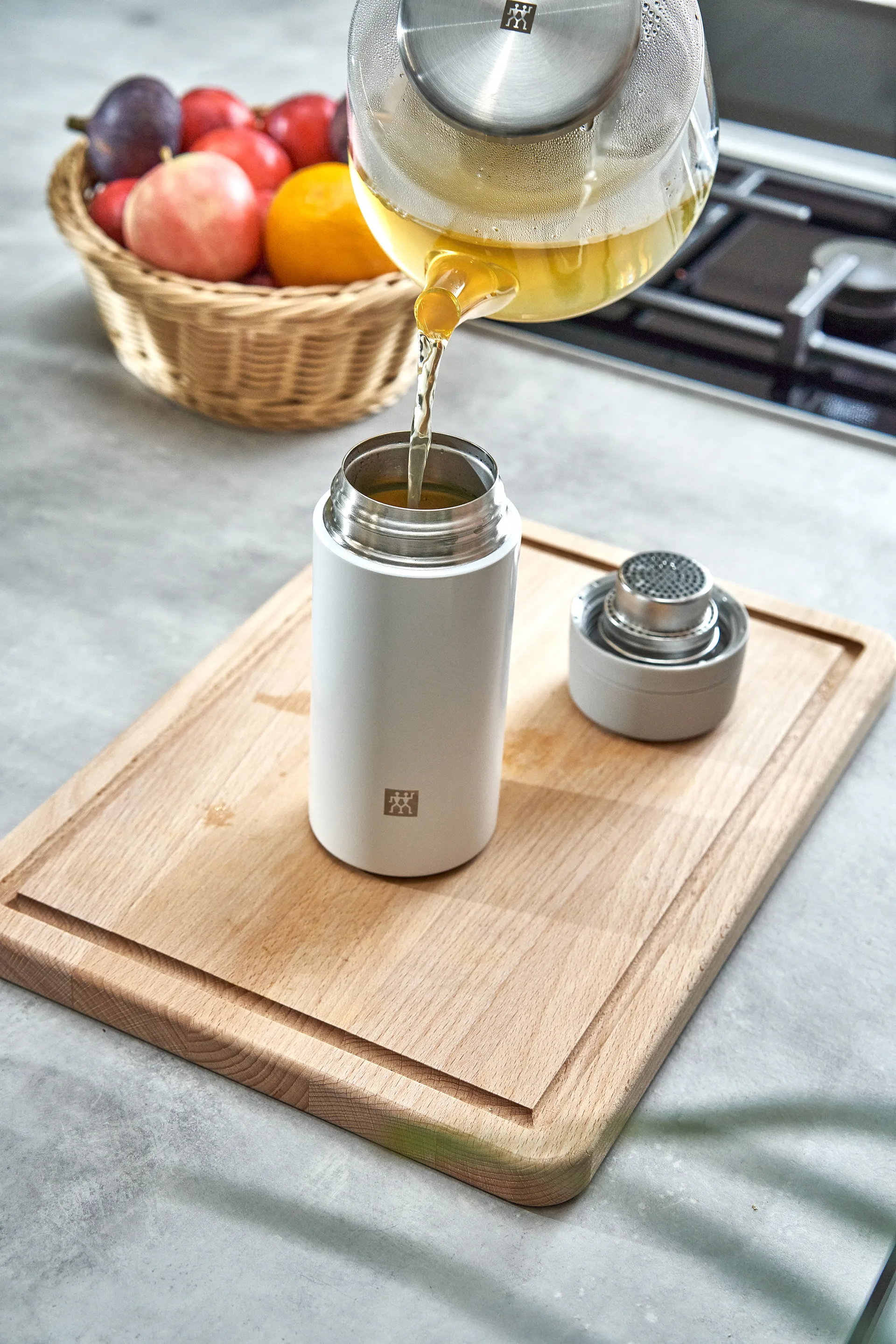 Zwilling Thermo 保温壶0.42升, 银色_白色 Zwilling