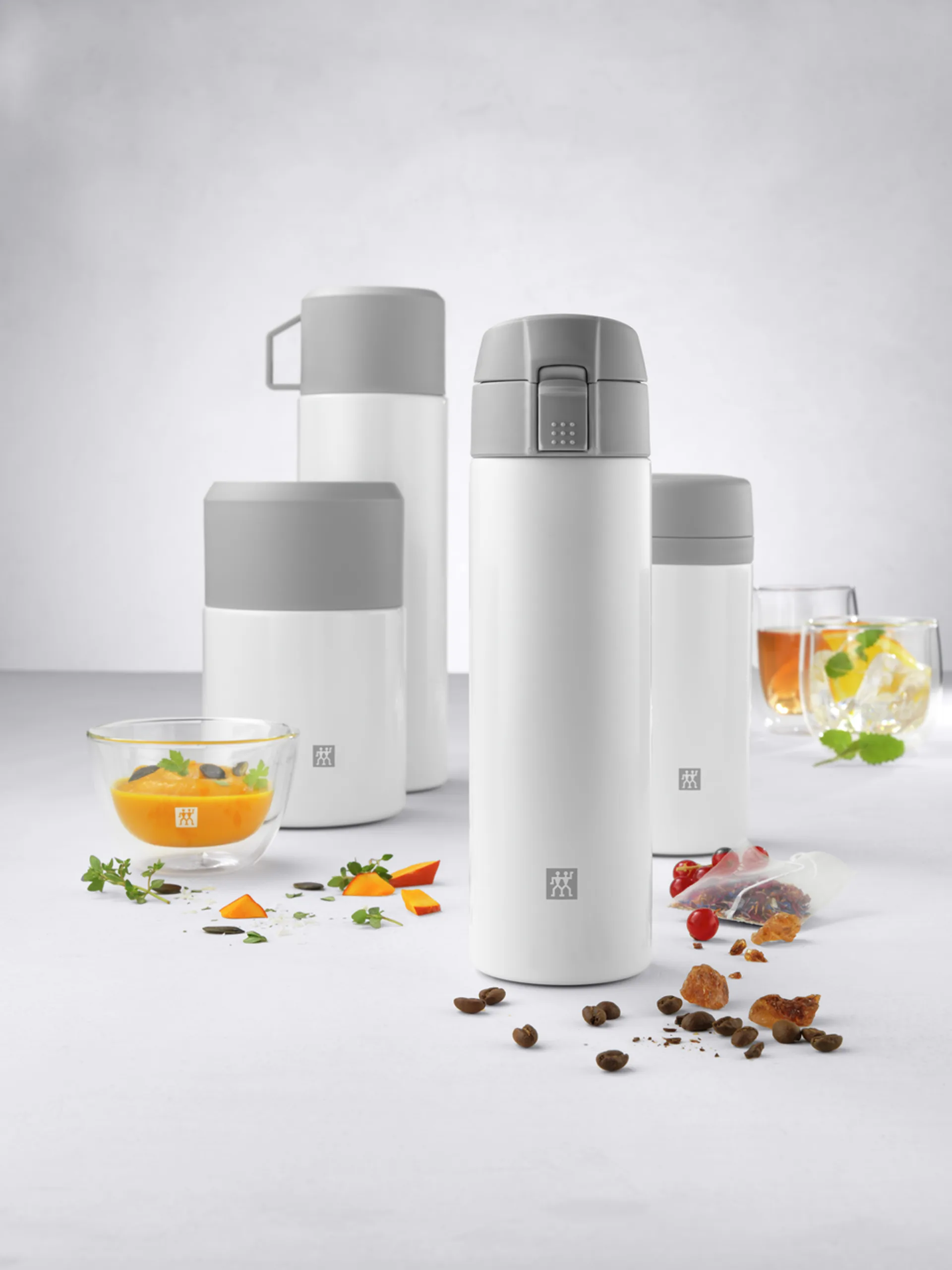 Zwilling Thermo Thermos flAsh 0.45 L, 银色-白色 Zwilling