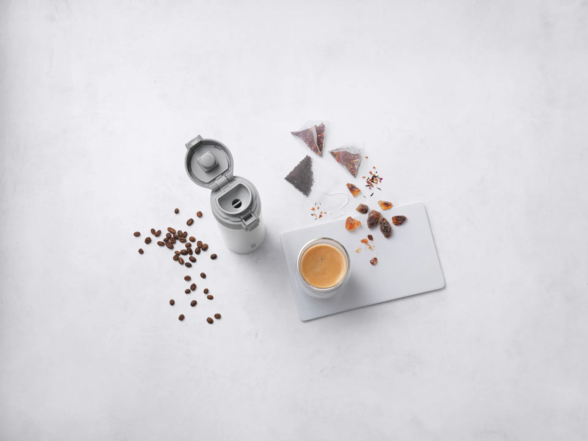 Zwilling Thermo Thermos flAsh 0.45 L, 银色-白色 Zwilling