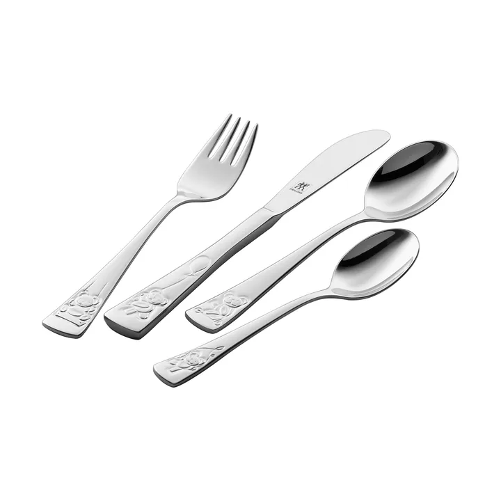 Zwilling Twin kids儿童餐具套装4件套 - 泰迪绒 - Zwilling