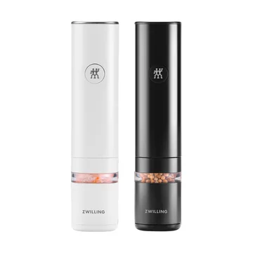 Zwilling 电动香料研磨器套装 - 白色配黑色 - Zwilling