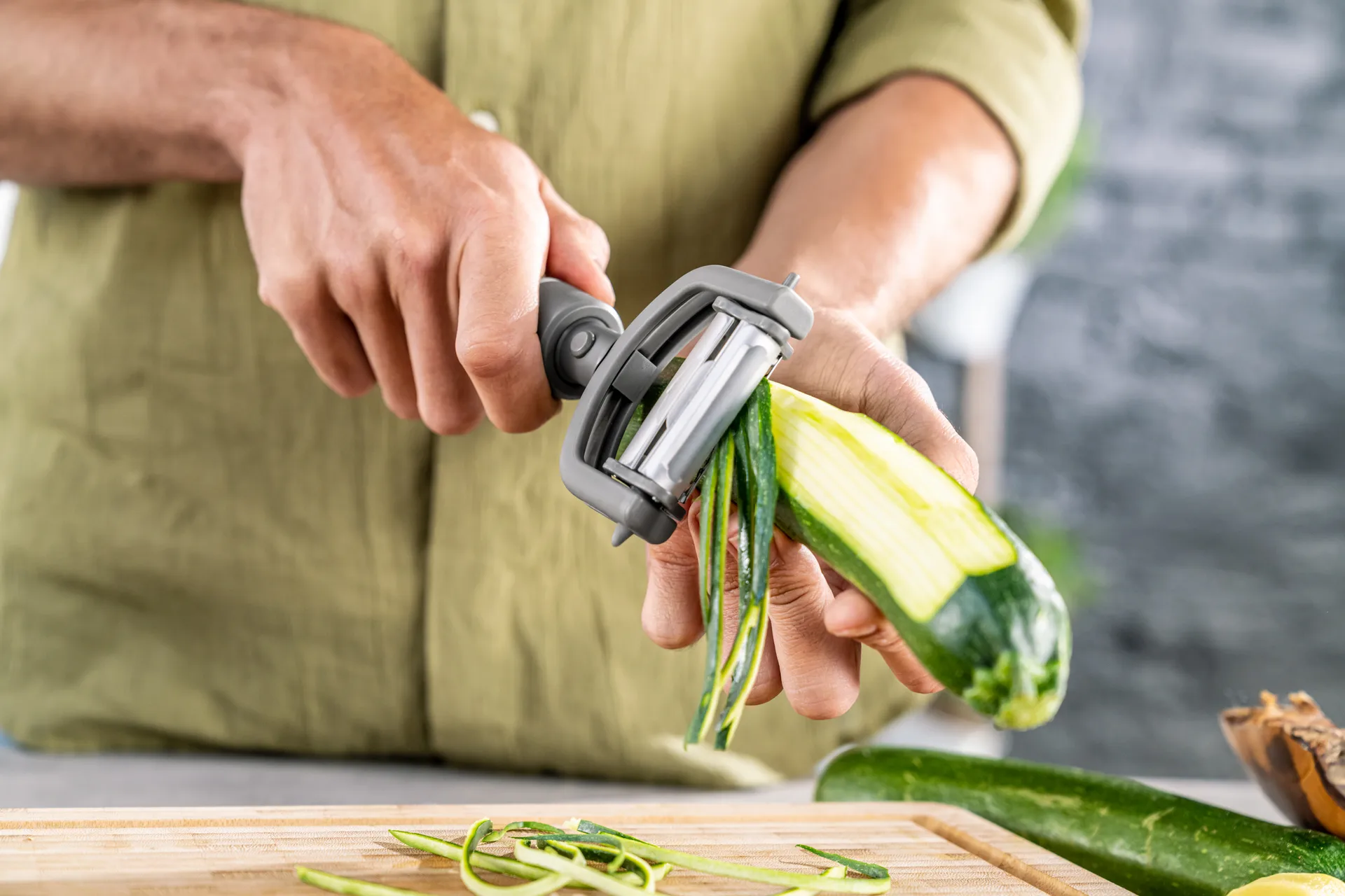 Zwilling 双立人五合一塑料削皮刀, 灰色 Zwilling