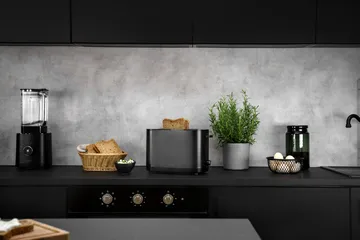 Zwilling烤面包机带面包加热架双短槽 - 黑色 - Zwilling